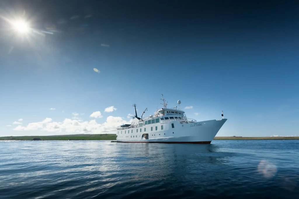 Luxury cruising in the Galapagos