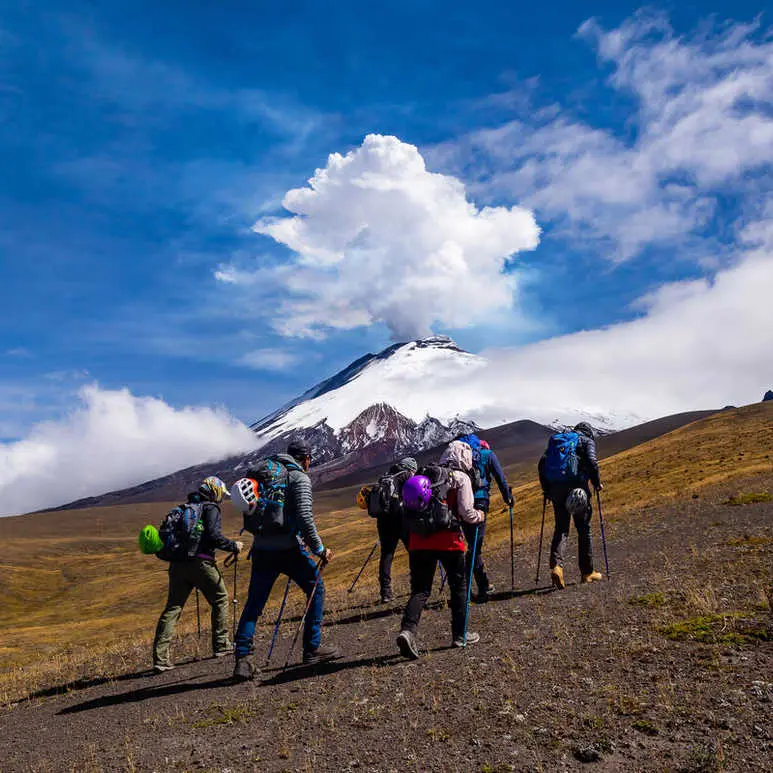 Hiking Cotopaxi Volcano Ecuador