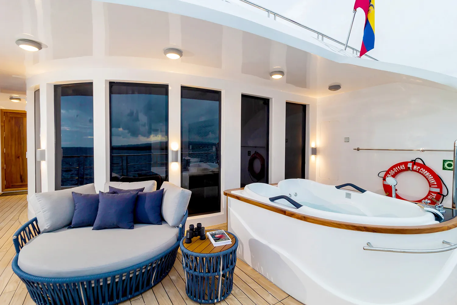 Cormorant Catamaran II deck
