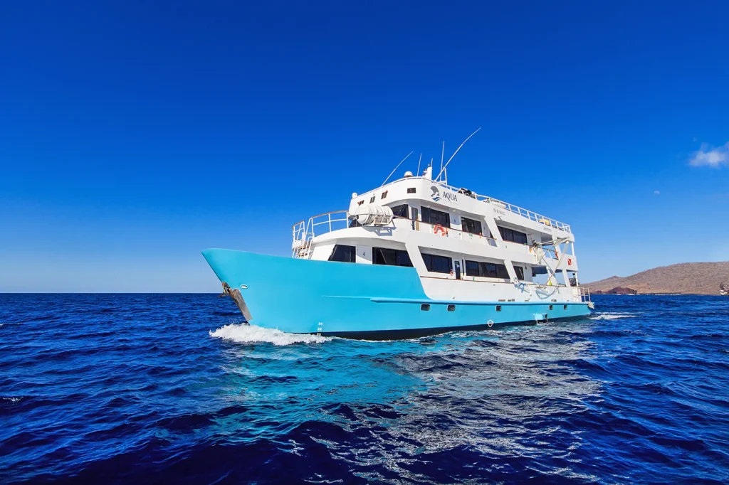 Galapagos diving boat