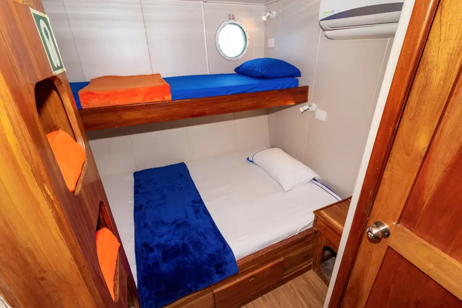 M/Y Danubio Azul cabin