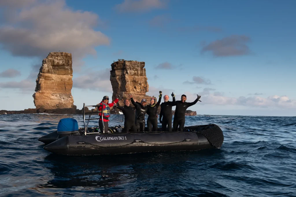 Galapagos sky diving 1