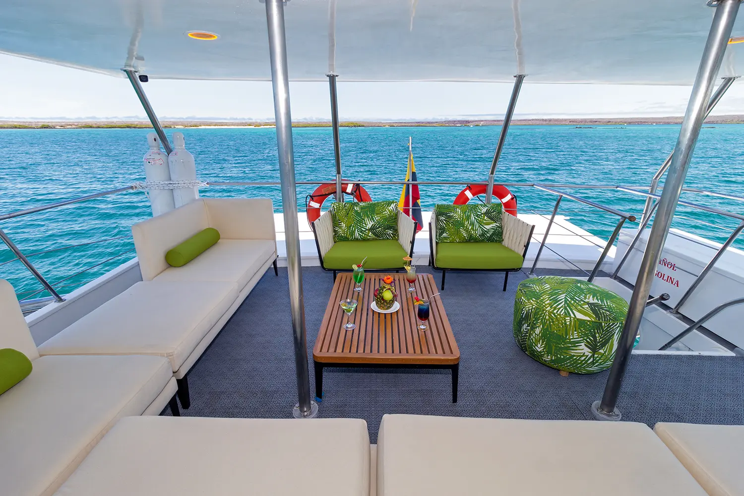 M/Y Galaxy Orion deck