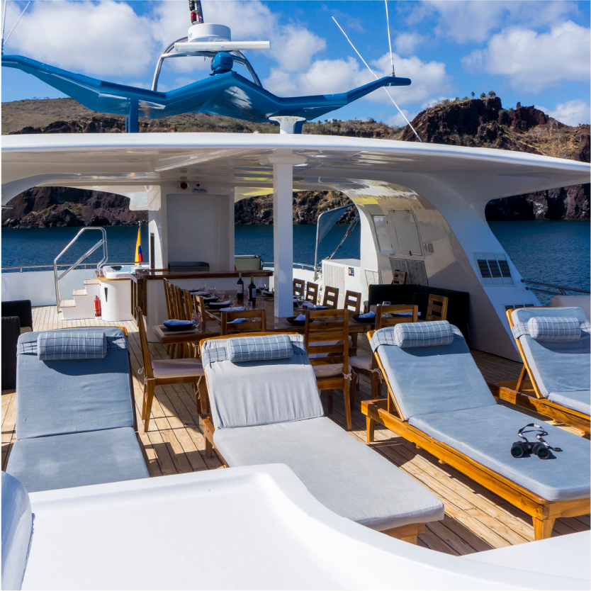 M/Y Natural Paradis deck