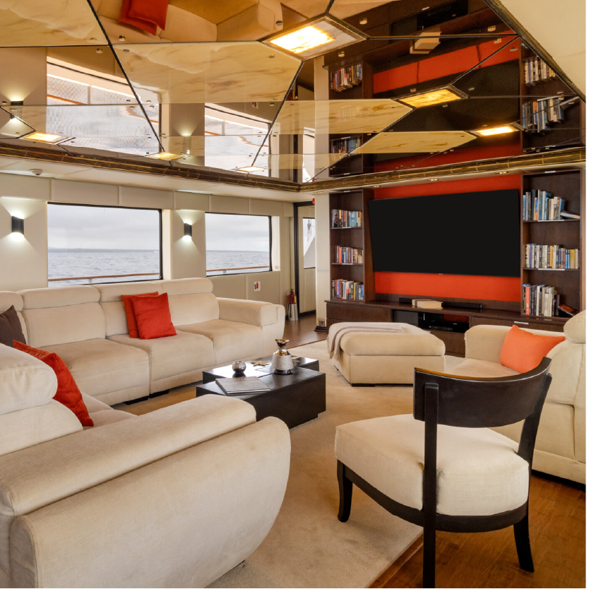 M/Y Passion interior