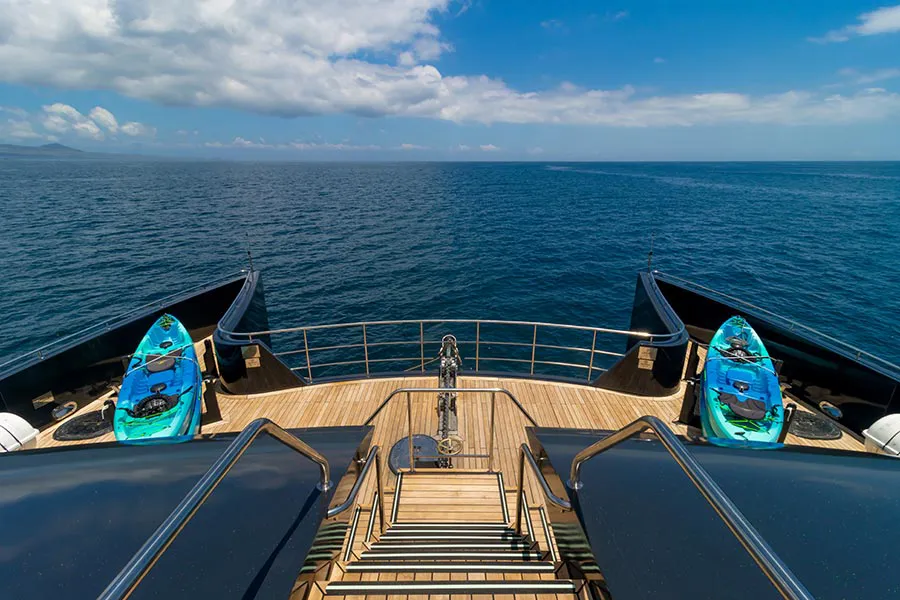 Galaxy Sirius Galapagos Yacht Deck