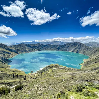 Quilotoa Crater Lake Ecuador